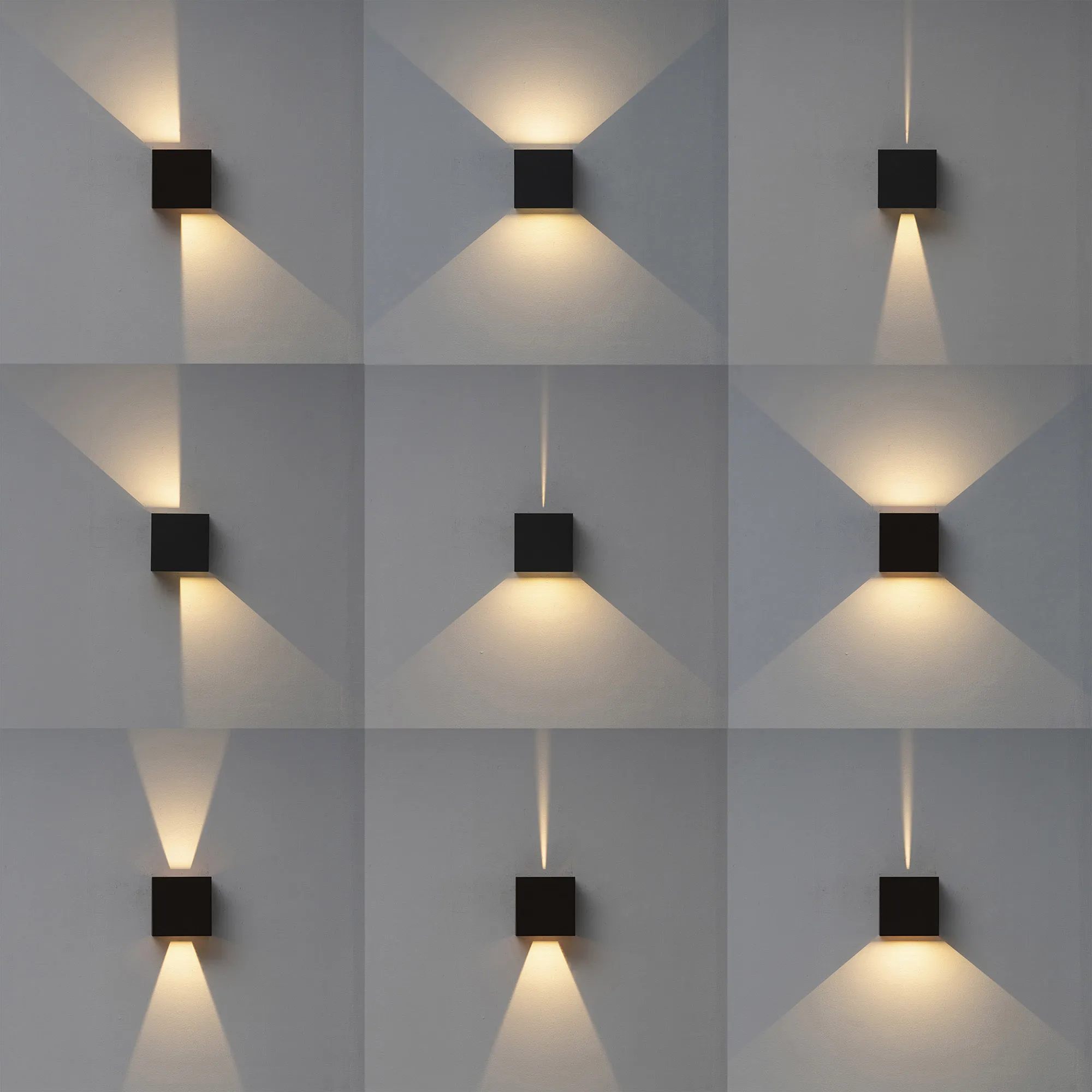 Davos Wall Lamp 2 x 6W LED M6524  Mantra Fusion Davos Sand Black